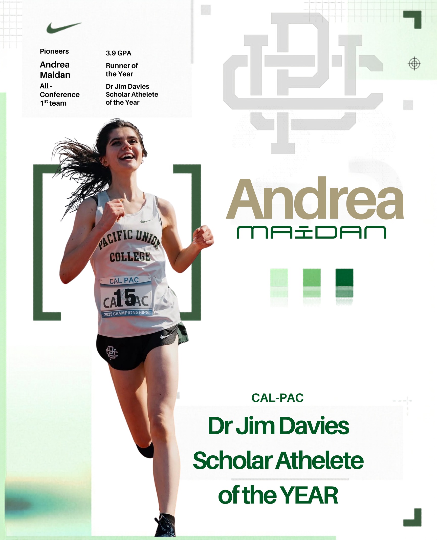 Excellence On and Off the Course: Andrea Maidan Makes PUC History